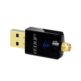 EDUP Wifi Adapter ac600Mbps Wireless Usb Adapter 5.8GHz/2.4GHz Dual Band 600Mbps Usb Adapter 2dBi External Antennas Supports Windows XP,Win Vista,Win 7,Win 8.1, Win 10,Mac OS X 10.７-10.1４