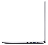 Acer Chromebook 15, Intel Celeron N3350, 15.6" Full HD Touch, 4GB LPDDR4, 32GB Storage, Google Chrome, Pure Silver, CB515-1HT-C2AE, 15-15.99 inches