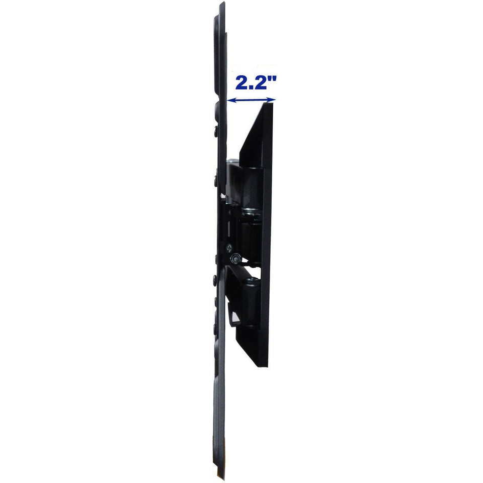 VideoSecu ML531BE TV Wall Mount for Most 27"-55" LED LCD Plasma Flat Screen Monitor up to 88 lb VESA 400x400 with Full Motion Swivel Articulating 20 in Extension Arm, HDMI Cable & Bubble Level WP5