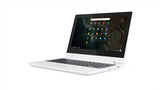 Lenovo Chromebook C330 2-in-1 Convertible Laptop, 11.6-Inch HD (1366 x 768) IPS Display, MediaTek MT8173C Processor, 4GB LPDDR3, 64 GB eMMC, Chrome OS, 81HY0000US, Blizzard White