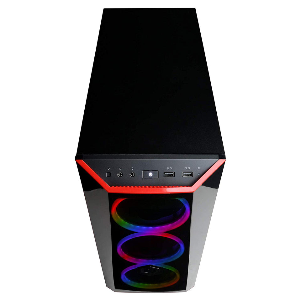 CyberpowerPC Gamer Xtreme VR GXiVR8060A7 Gaming PC (Intel i5-9400F 2.9GHz 8GB DDR4, NVIDIA GeForce GTX 1660 6GB, 120GB SSD, 1TB HDD, 802.11AC WiFi & Win 10 Home) Black