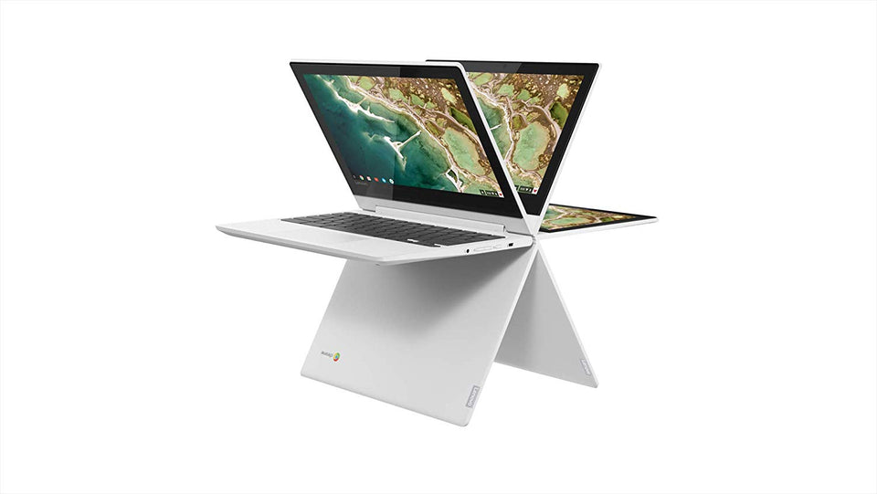 Lenovo Chromebook C330 2-in-1 Convertible Laptop, 11.6-Inch HD (1366 x 768) IPS Display, MediaTek MT8173C Processor, 4GB LPDDR3, 64 GB eMMC, Chrome OS, 81HY0000US, Blizzard White