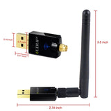 EDUP Wifi Adapter ac600Mbps Wireless Usb Adapter 5.8GHz/2.4GHz Dual Band 600Mbps Usb Adapter 2dBi External Antennas Supports Windows XP,Win Vista,Win 7,Win 8.1, Win 10,Mac OS X 10.７-10.1４