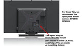 VideoSecu ML531BE TV Wall Mount for Most 27"-55" LED LCD Plasma Flat Screen Monitor up to 88 lb VESA 400x400 with Full Motion Swivel Articulating 20 in Extension Arm, HDMI Cable & Bubble Level WP5
