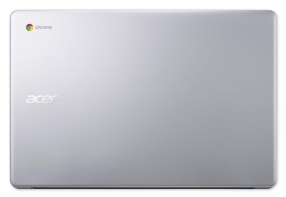 Acer Chromebook 15, Intel Celeron N3350, 15.6" Full HD Touch, 4GB LPDDR4, 32GB Storage, Google Chrome, Pure Silver, CB515-1HT-C2AE, 15-15.99 inches