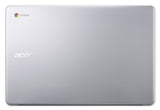 Acer Chromebook 15, Intel Celeron N3350, 15.6" Full HD Touch, 4GB LPDDR4, 32GB Storage, Google Chrome, Pure Silver, CB515-1HT-C2AE, 15-15.99 inches