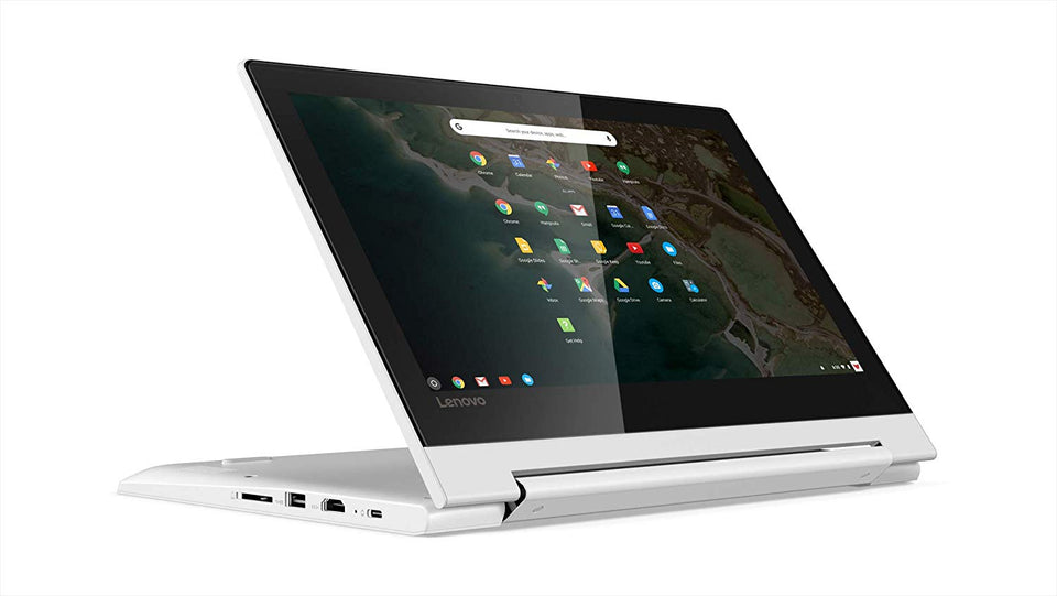 Lenovo Chromebook C330 2-in-1 Convertible Laptop, 11.6-Inch HD (1366 x 768) IPS Display, MediaTek MT8173C Processor, 4GB LPDDR3, 64 GB eMMC, Chrome OS, 81HY0000US, Blizzard White