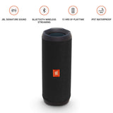 JBL Flip 4 Bluetooth Portable Stereo Speaker - black