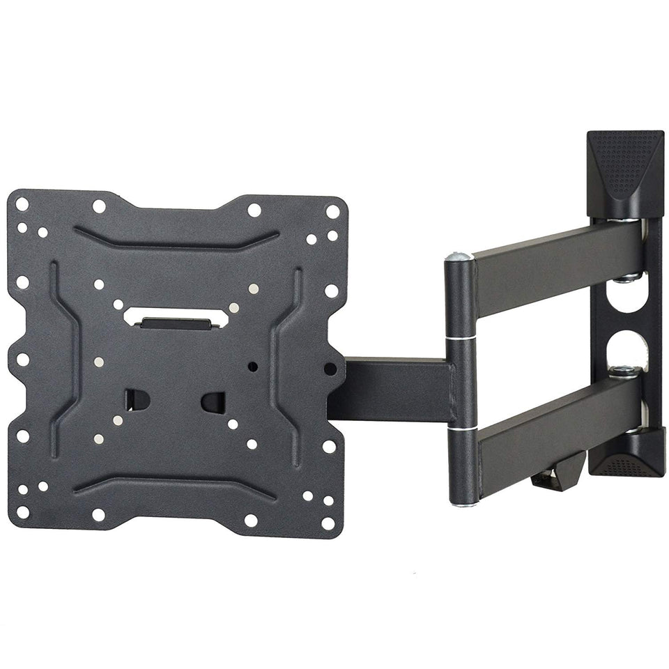 VideoSecu ML531BE TV Wall Mount for Most 27"-55" LED LCD Plasma Flat Screen Monitor up to 88 lb VESA 400x400 with Full Motion Swivel Articulating 20 in Extension Arm, HDMI Cable & Bubble Level WP5
