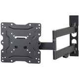 VideoSecu ML531BE TV Wall Mount for Most 27"-55" LED LCD Plasma Flat Screen Monitor up to 88 lb VESA 400x400 with Full Motion Swivel Articulating 20 in Extension Arm, HDMI Cable & Bubble Level WP5