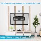 Everstone TV Wall Mount Fit for Most 26"-60" TVs Dual Articulating Arm Full Motion Tilt Swivel Bracket 14" Extension Arm,LED,LCD,OLED& Plasma Flat Screen TV,Curved TV,Up to VESA 400mm,HDMI Cable