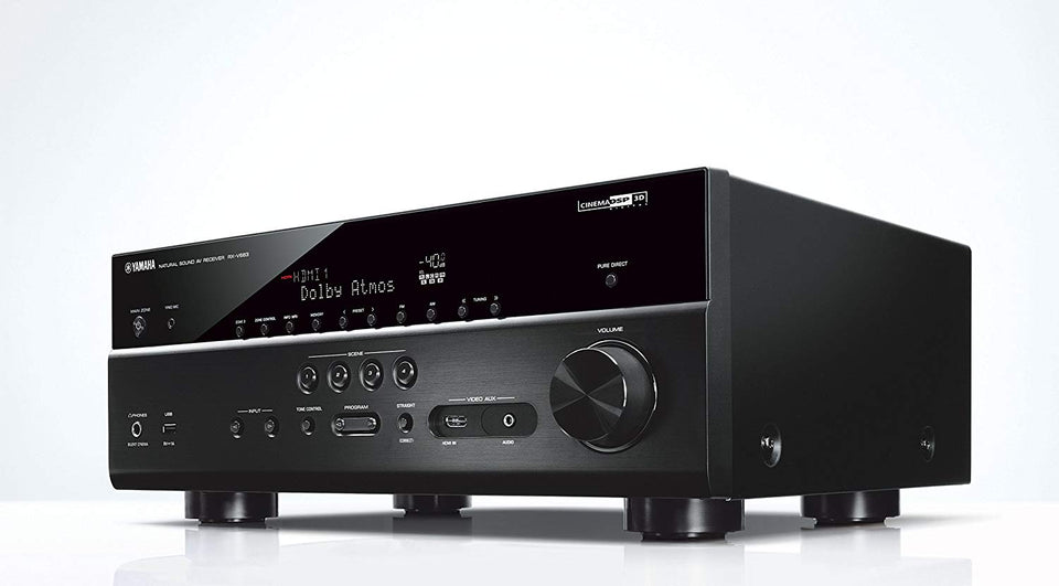 Yamaha RX-V683BL 7.2-Channel MusicCast AV Receiver with Bluetooth, Works with Alexa