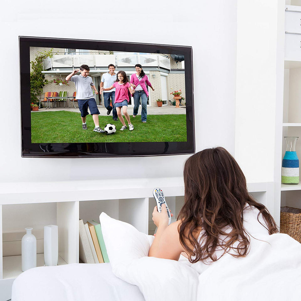 Everstone TV Wall Mount Fit for Most 26"-60" TVs Dual Articulating Arm Full Motion Tilt Swivel Bracket 14" Extension Arm,LED,LCD,OLED& Plasma Flat Screen TV,Curved TV,Up to VESA 400mm,HDMI Cable